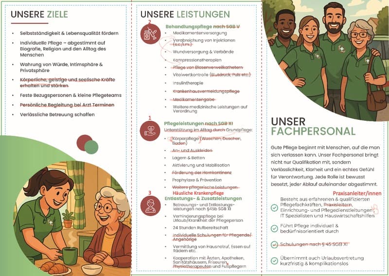 Informationsflyer Vorschau